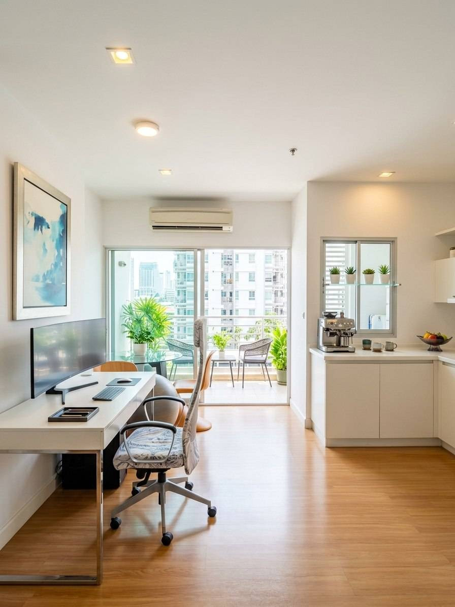 Good price 4,600,000 MB 61sqm  The room ratchada ladprao for sell  Hot deal  ห้องสวยไม่เคยปล่อยเช่า ห้องมุม