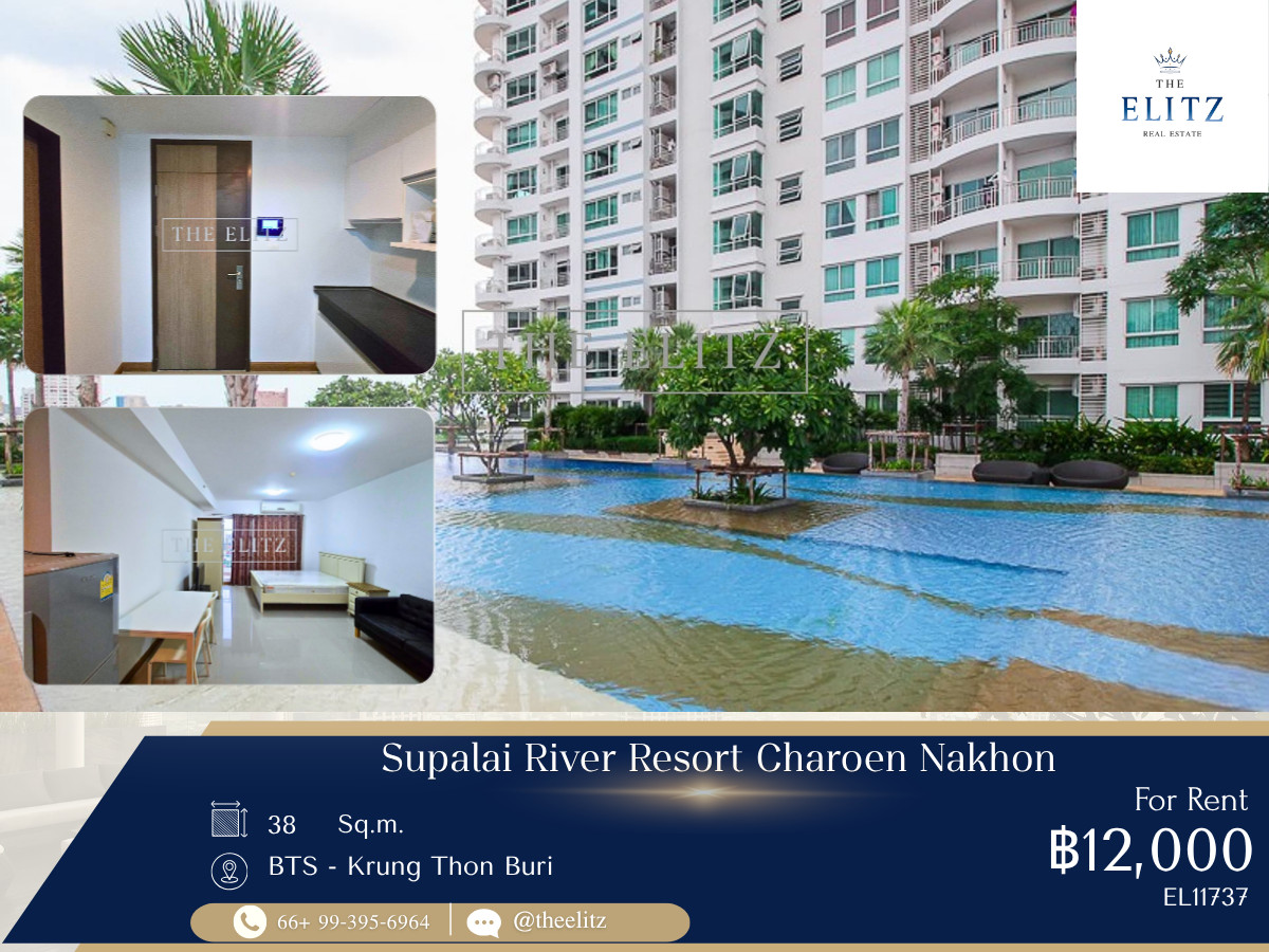 ✨ Premium Riverside Condo for rent in Charoen Nakhon—Spacious layout with beautiful Chao Phraya River views! ✨ ✨ Premium Riverside Condo for rent in Charoen Nakhon—Spacious layout with beautiful Chao Phraya River views! ✨