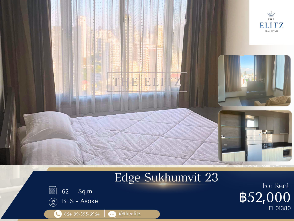 ✨ Live at the Center of Everything!  Luxury High-Rise for Rent in the Heart of Asoke✨