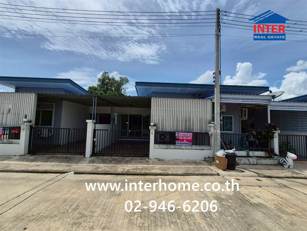 Townhouse, 1 floor, 28 sq m, Thana Saen Village, Khlong 12. Rangsit-Nakhon Nayok Road Road No. 3015, Lam Luk Ka, Pathum Thani