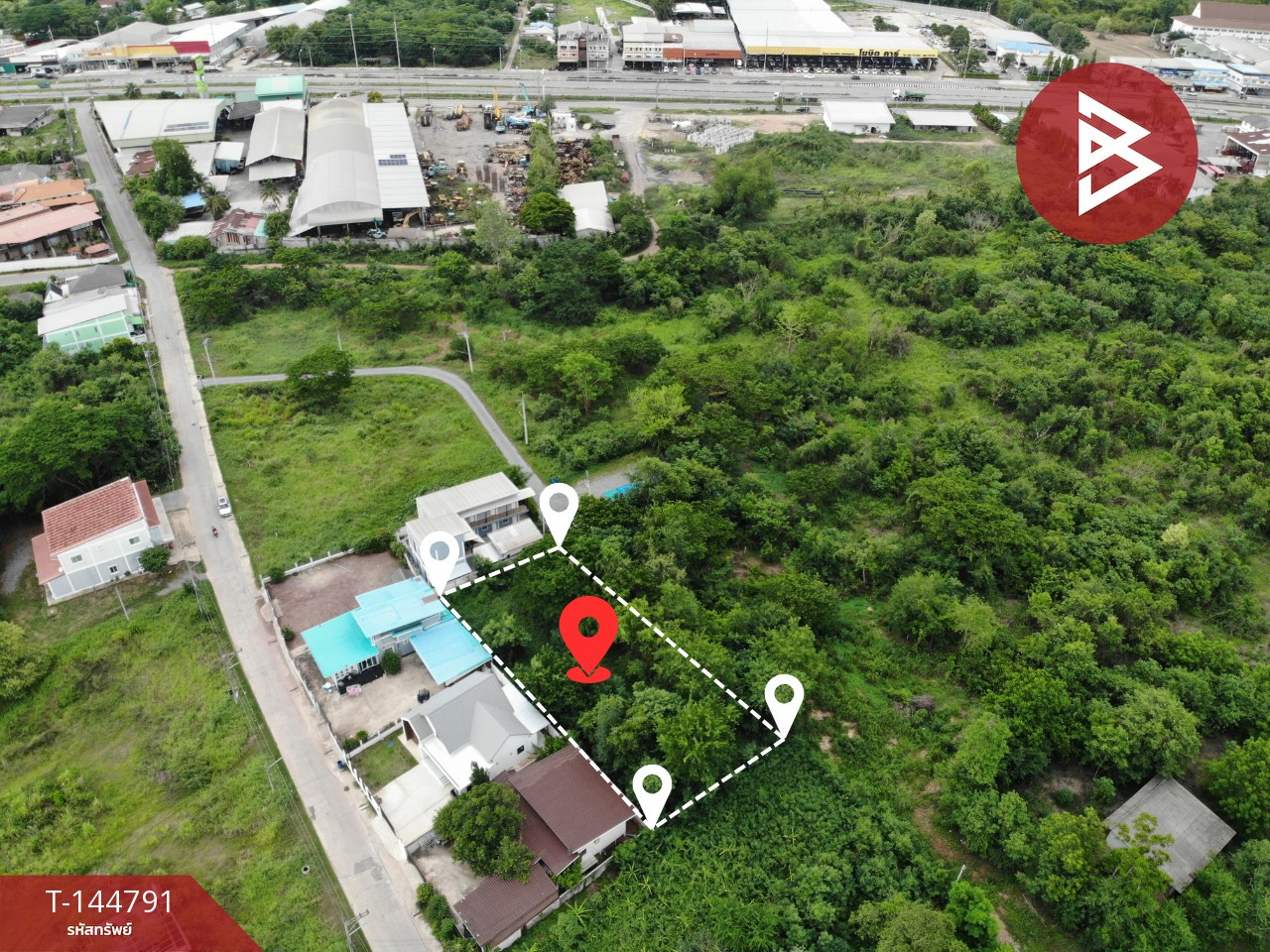 Land for sale, area 2 ngan 53.9 sq m, Chum Phae, Khon Kaen – รูปที่ 2