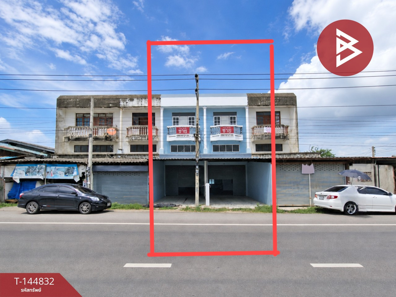 Commercial building for sale, 2 units, area 48.2 sq m, Khao Raeng, Ratchaburi. Commercial building for sale, 2 units, area 48.2 sq m, Khao Raeng, Ratchaburi.