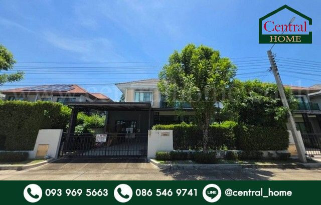 Single house, Venue Rama 5-2, large house, complete additions, good Feng Shui, good location, very cheap price.