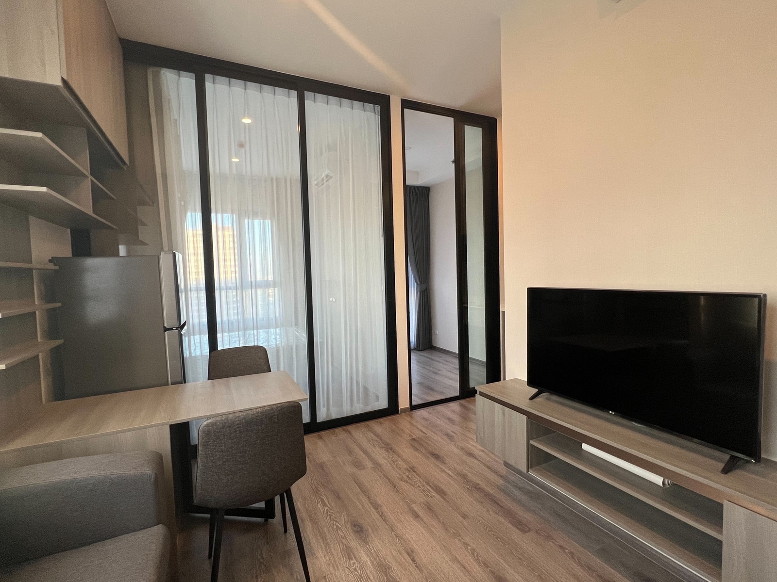 ให้เช่า KnightsBridge Prime Onnut (ไนท์บริดจ์ ไพร์ม อ่อนนุช)ห้องมุม | ชั้น 25 | 1 Bedroom Plus | พร้อมเข้าอยู่ – รูปที่ 4