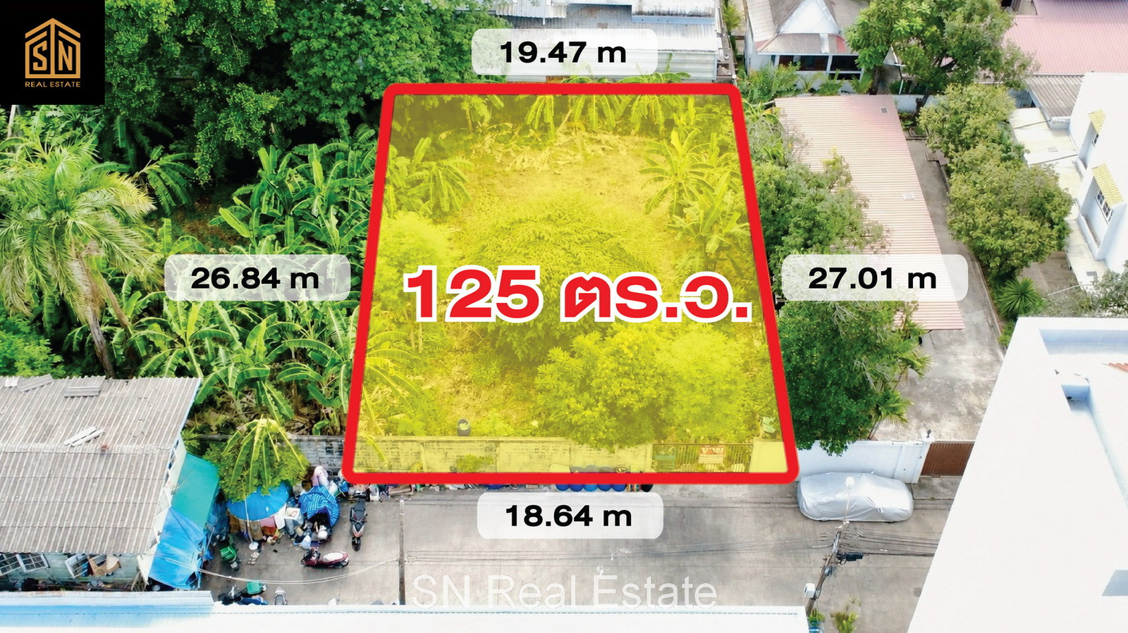 ขายที่ดิน 125 ตร.ว. ซอยรามคำแหง 4 แยก 6 (ร.พ.แพทย์ปัญญา) รถไฟฟ้า ARL รามคำแหง – รูปที่ 2