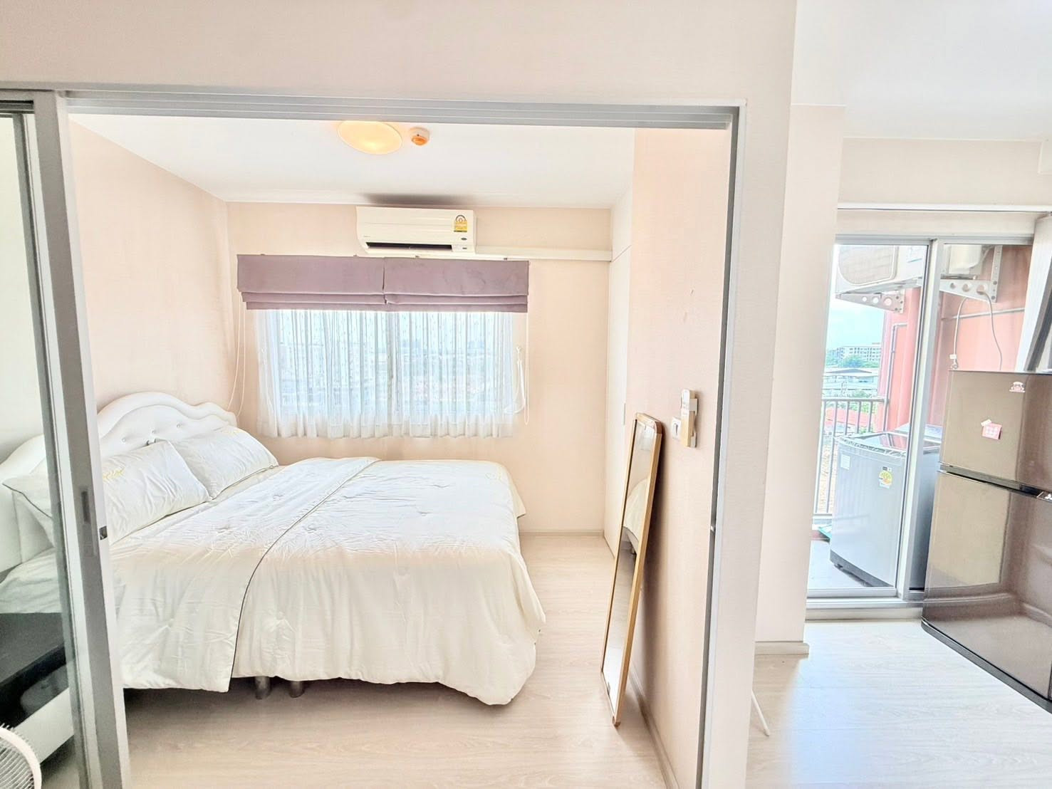 🔥 Best value! Only 7,500 baht/month, room ready to move in, fully furnished + washing machine | Plum Condo Park Rangsit Phase 3 🔥 Best value! Only 7,500 baht/month, room ready to move in, fully furnished + washing machine | Plum Condo Park Rangsit Phase 3