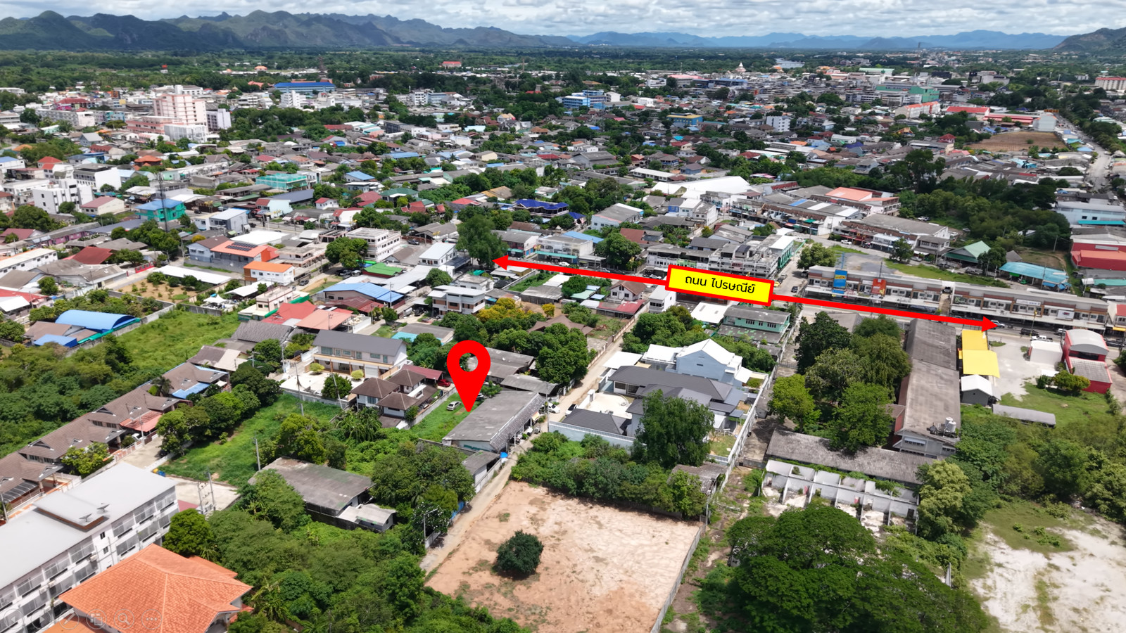 เดินทางสะดวก!! ติด ถนนข้างโรบินสันกาญจนบุรี! ใกล้ M81 ขาย ที่ดิน 158.4 ตารางวา  ถนน ไปรษณีย์ ปากแพรก เมือง กาญจนบุรี เหมาะปลูกบ้าน หรือแบ่งแปลงทำบ้านพักปล่อยเช่า  – รูปที่ 4