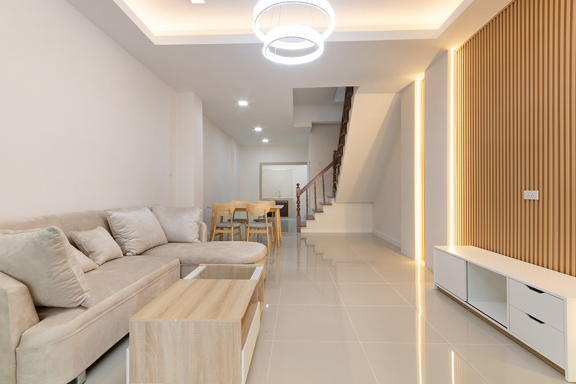 ทาวน์โฮม 2 ชั้น รีโนเวทใหม่ หมู่บ้านดวงแก้ว ปากเกร็ด – ติวานนท์ ต่อเติมครบ ทำเลดีติดถนนใหญ่ – รูปที่ 3