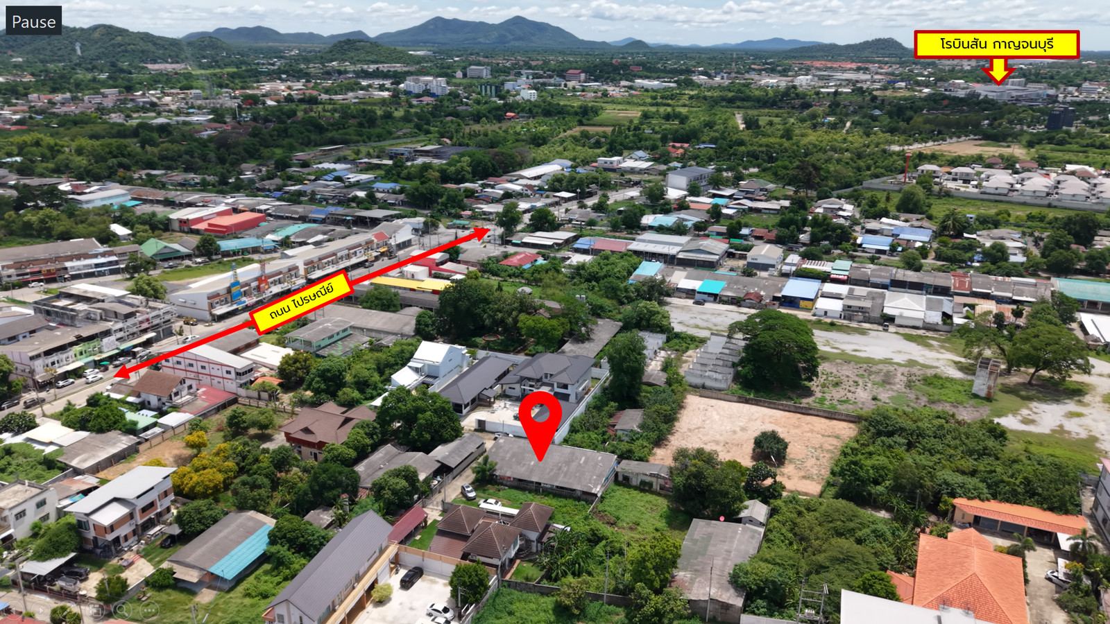 เดินทางสะดวก!! ติด ถนนข้างโรบินสันกาญจนบุรี! ใกล้ M81 ขาย ที่ดิน 158.4 ตารางวา  ถนน ไปรษณีย์ ปากแพรก เมือง กาญจนบุรี เหมาะปลูกบ้าน หรือแบ่งแปลงทำบ้านพักปล่อยเช่า  – รูปที่ 3