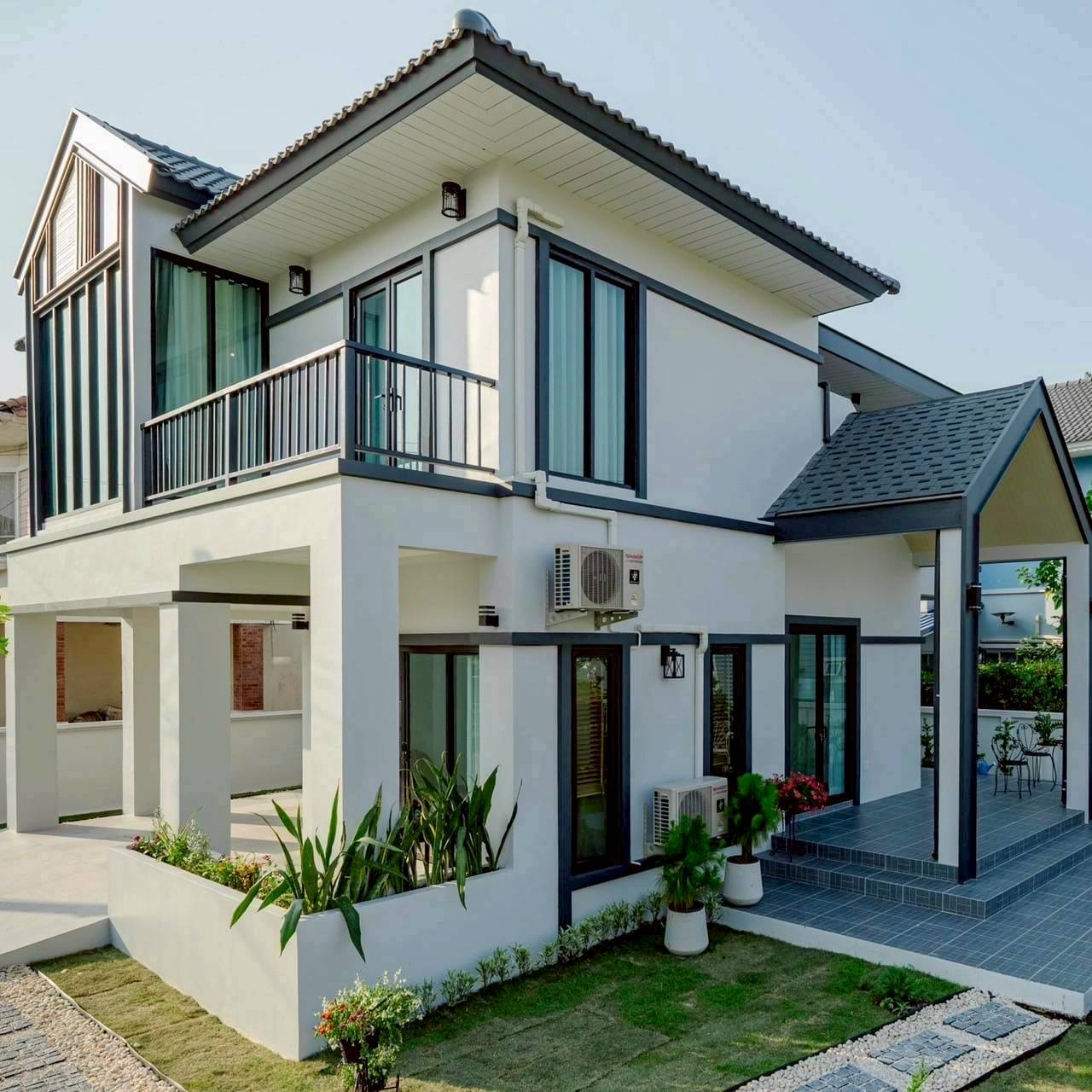 2-story detached house for sale, Maneerin Exclusive Park Village. 2-story detached house for sale, Maneerin Exclusive Park Village.