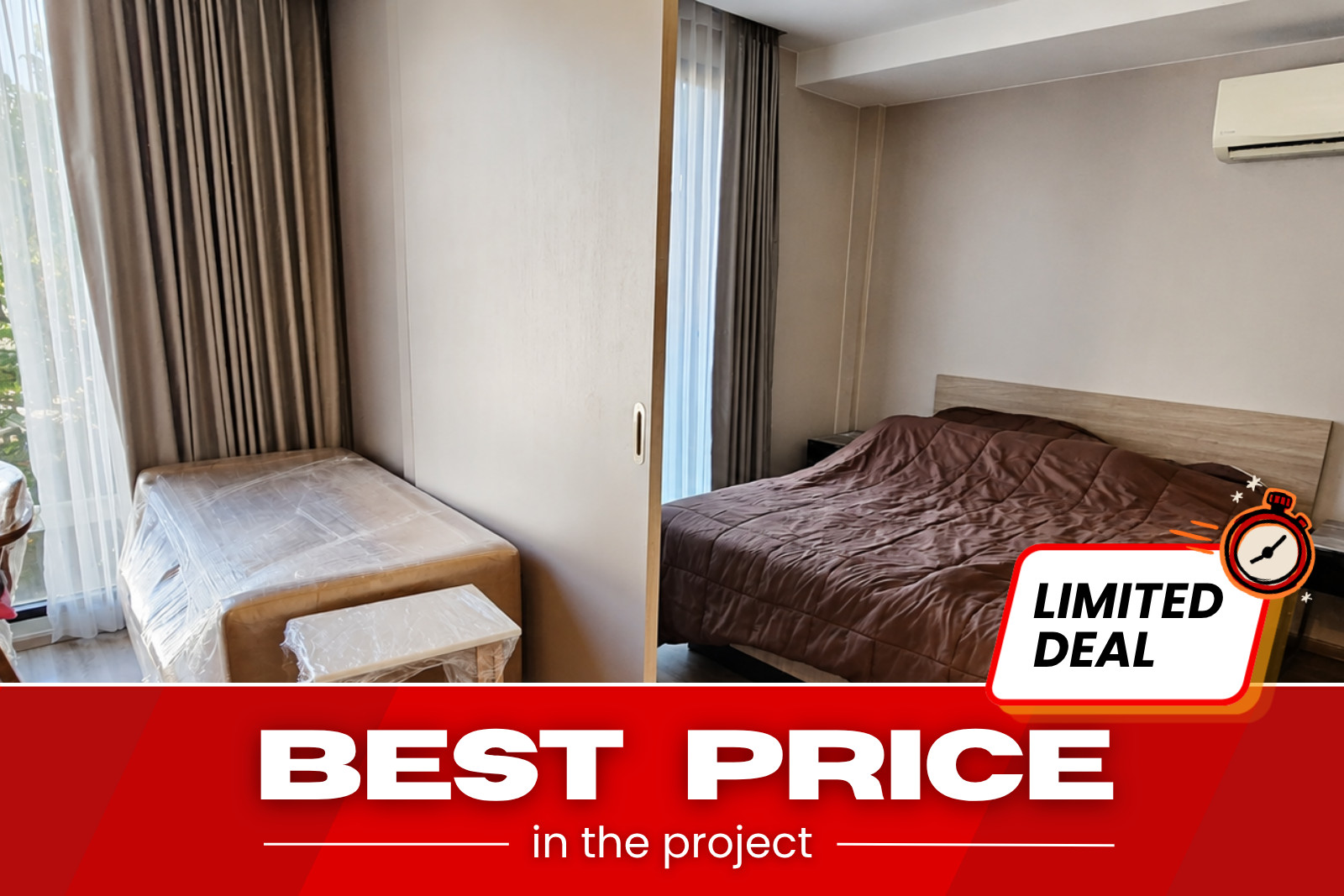 Rare Sukhumvit 39 1BR Condo วิวสวน พร้อมอ่างอาบน้ำ ใกล้พร้อมพงษ์ ต่ำกว่าตลาด - U1981759