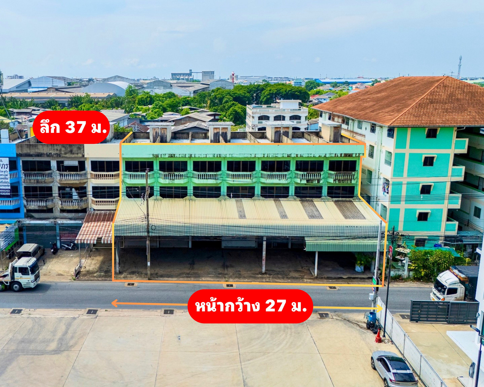🚨ขายตึกแถวสุขสวัสดิ์ 78 พระประแดง 7 คูหาติดกัน พร้อมที่ดิน 252.6 ตร.ว. | หน้ากว้างกว่า 27 ม.🚨 – รูปที่ 3