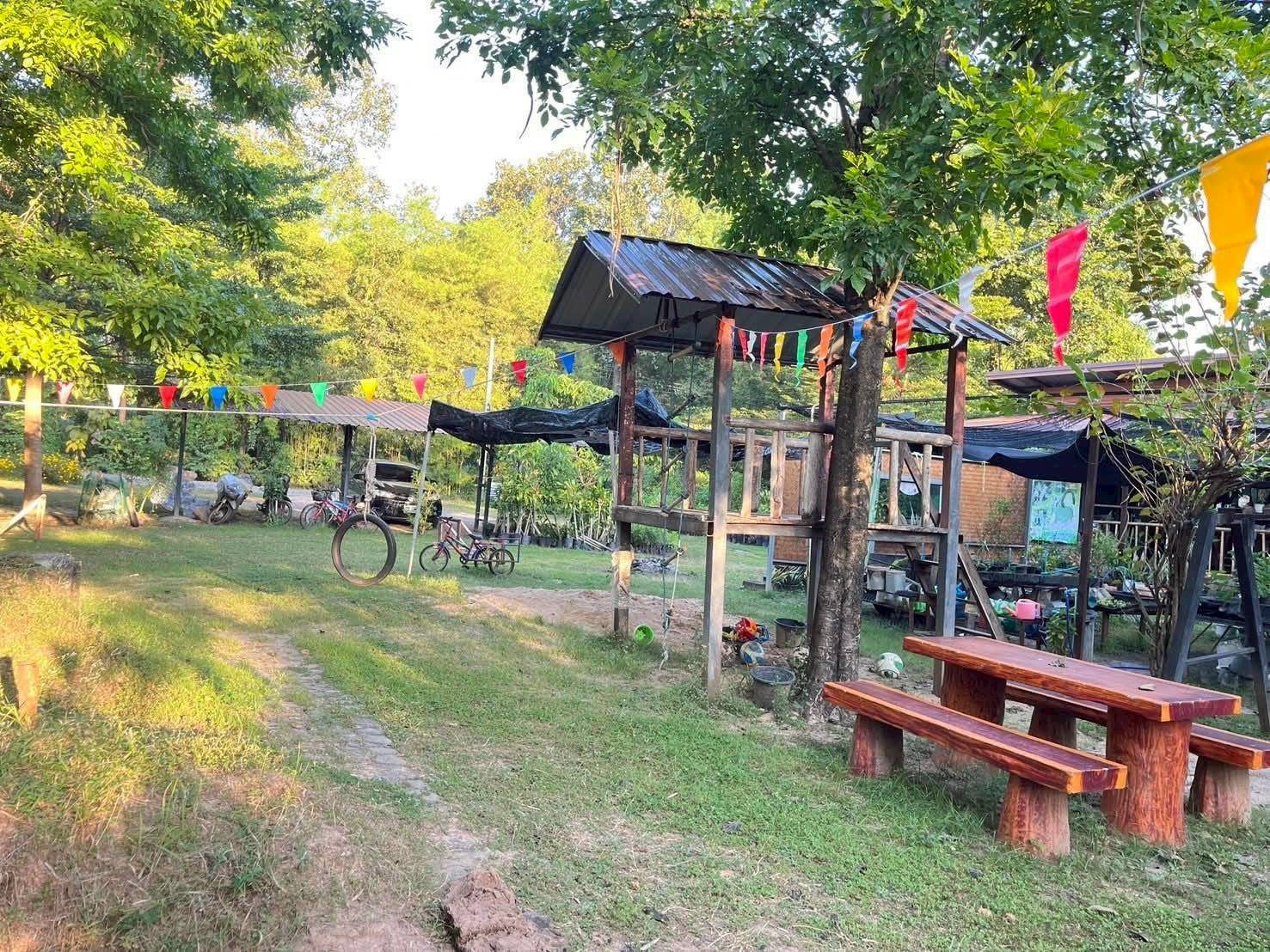 Announcement of rural farm for sale Sufficiency Economy Learning Center Land with garden house, 2 rai, 2 title deeds, 1 rai each. – รูปที่ 3