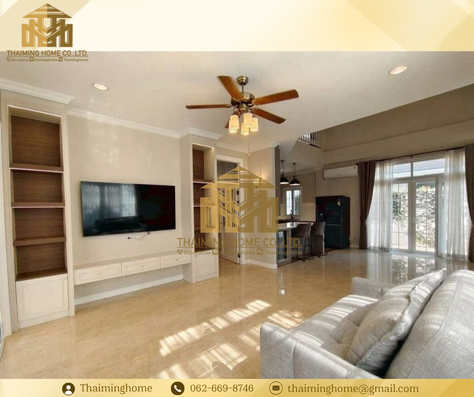 ให้เช่าบ้านเดี่ยว Fantasia villa4 Bangna วิลล่า 4 ห้องนอน ห้องแม่บ้าน ห้องทำงาน บางนาตราด33(TH8-7826) – รูปที่ 3
