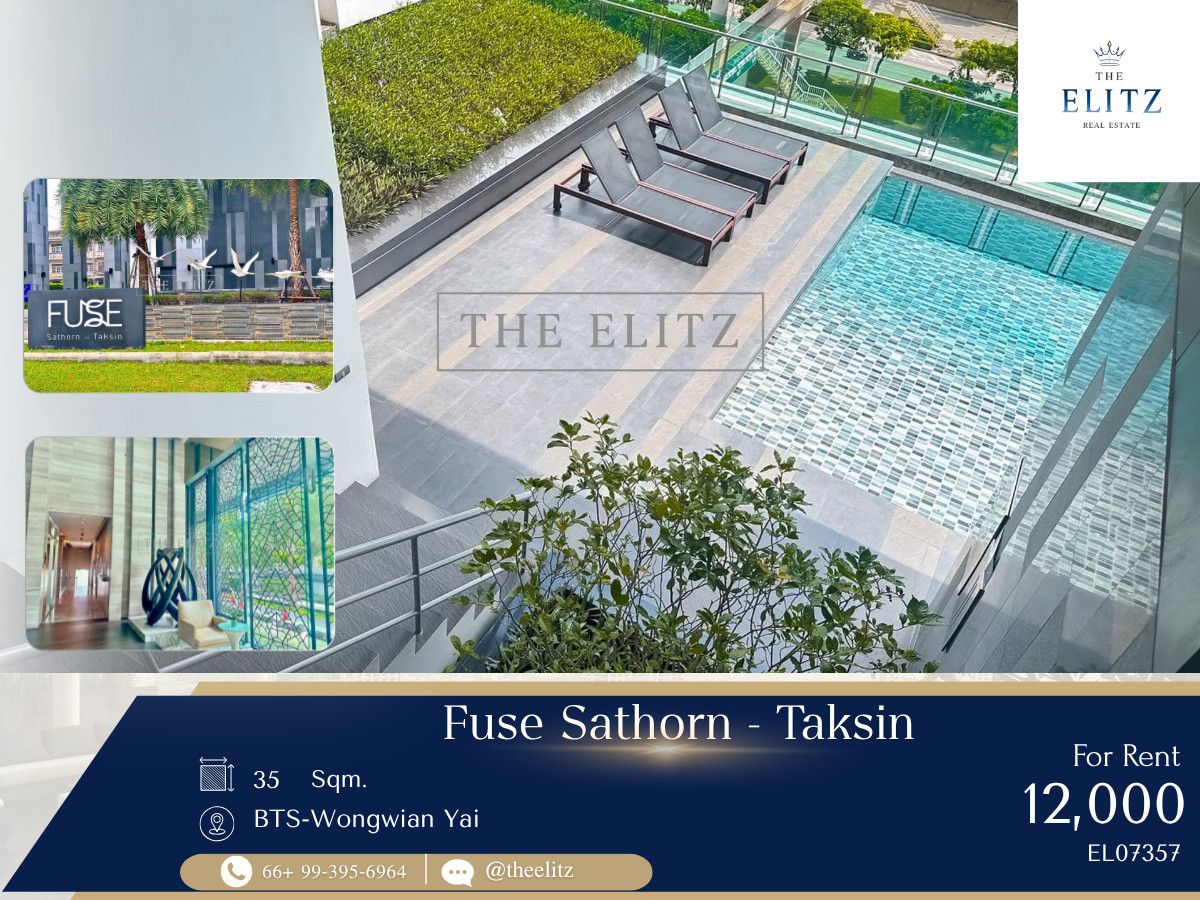 ✨ Your Private Resort Oasis - Premium Condo for Rent near Sathorn-Taksin ✨ ✨ Your Private Resort Oasis - Premium Condo for Rent near Sathorn-Taksin ✨