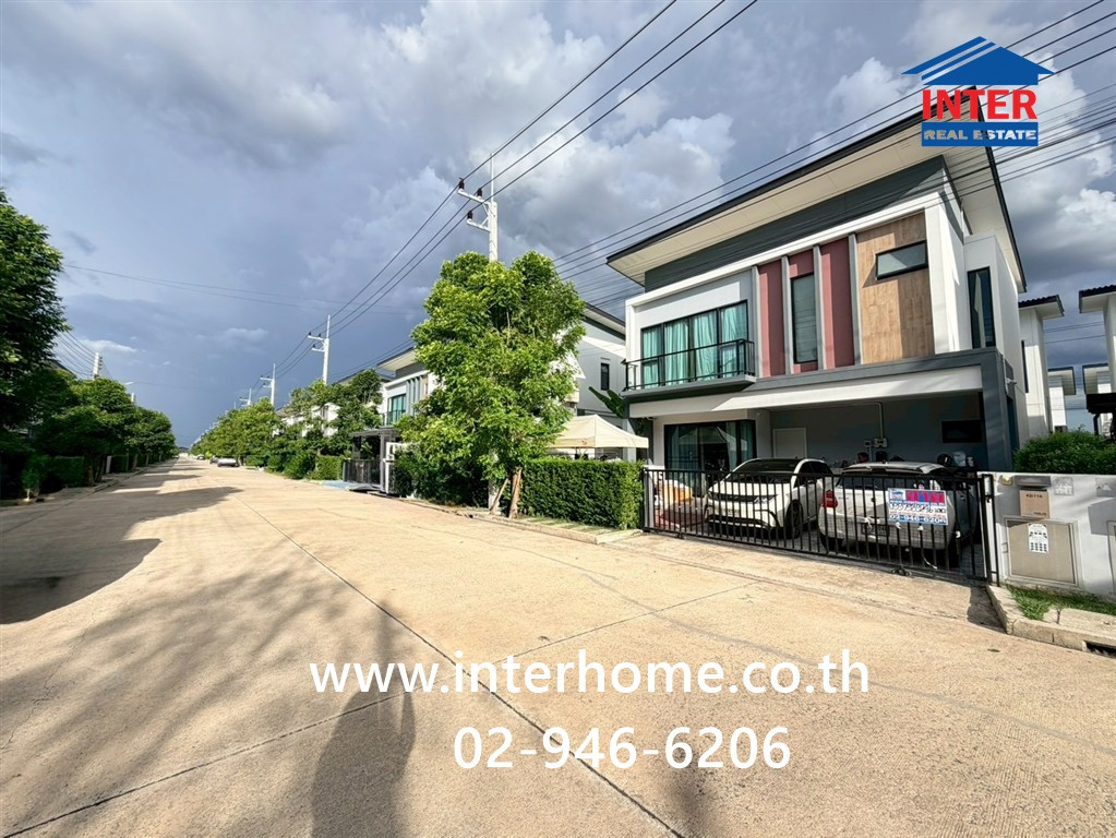 บ้านเเฝด 2 ชั้น 35.3 ตร.ว. หมู่บ้านอีโคเฮ้าส์ วงแหวน-ลำลูกกา ถนนลำลูกกา ถนนเลียบมอเตอร์เวย์ฝั่งขาเข้า ลำลูกกา ปทุมธานี – รูปที่ 3