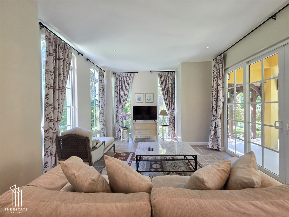 For sale Magnolias French Country บ้านพักตากอากาศสไตล์เฟรนซ์คันทรีที่คงเสน่ห์ความหรูหรา 235 sq.w. 3 bedroom @30MB