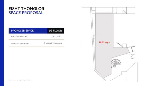 Retail Space for Lease | Eight Thonglor (Open 24 hours)
