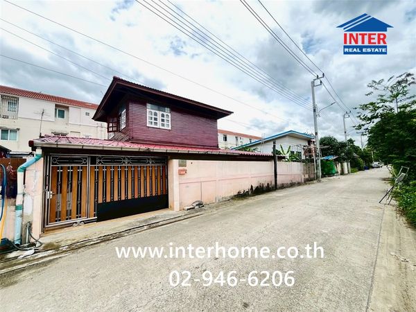 Land + 2-story detached house, 91 sq m. Land + detached house, Soi Chang Akat Uthit 5, Vibhavadi Road, Chang Akat Uthit Road, Don Mueang District, Bangkok