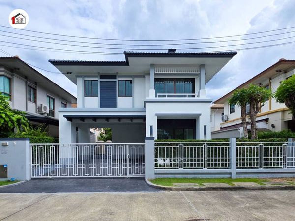 ขาย บ้านเดี่ยว บุราสิริ ราชพฤกษ์-แจ้งวัฒนะ บ้านสวย พร้อมอยู่ ใกล้สวนส่วนกลาง ห่างถนนราชพฤกษ์เพียง 160 ม. ใกล้รถไฟฟ้าและทางด่วนศรีรัช