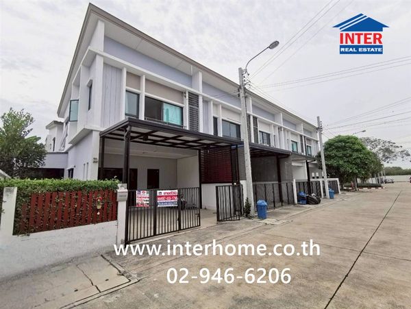 Townhouse, 2 floors, 26 sq m, The Ritmo Village. Chaiyaphruek-Wongwaen Near Sai Noi Hospital Kanchanaphisek Road Bang Kruai-Sai Noi Road, Sai Noi, Nonthaburi