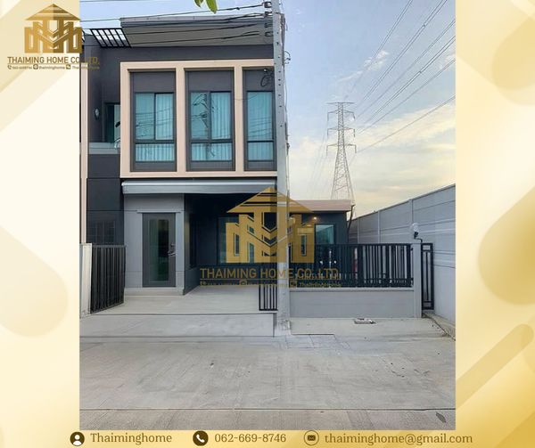 Townhome for rent, Pleno Sukhumvit-Bangna, near Mega Bangna, Pleno Sukhumvit-Bangna (TT10-626)