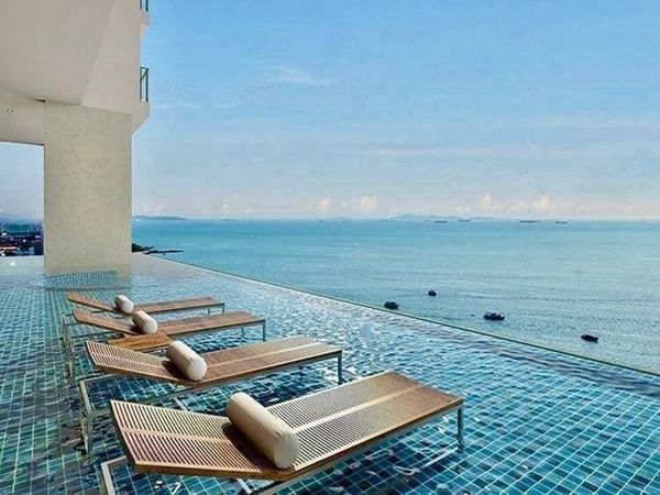 Condo for rent, Marina Bayfront Sriracha, sea view, 1 bedroom.