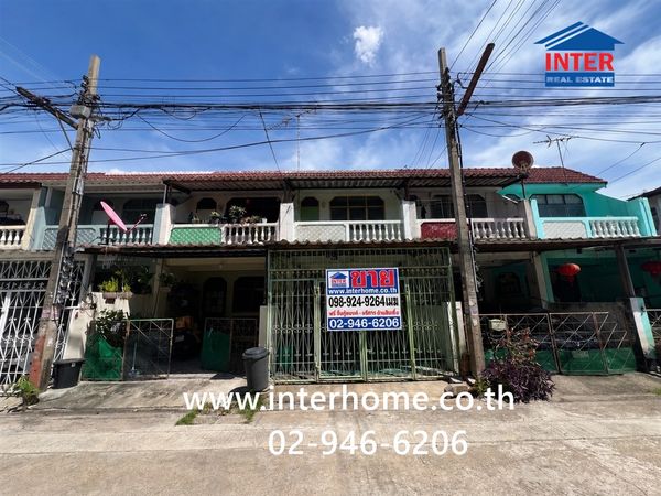 Townhouse, 2 floors, 17 sq m, Phra Pin Village 2, near Boonthavorn Phutthamonthon. Soi Borommaratchachonnani 70 Borommaratchachonnani Road Sala Thammasop Road, Thawi Watthana District, Bangkok