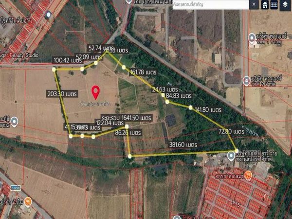 ขายที่ดิน 60 ไร่ บ่อวิน ศรีราชา ผังสีเหลือง–ม่วงลาย ใกล้นิคมอุตสาหกรรม