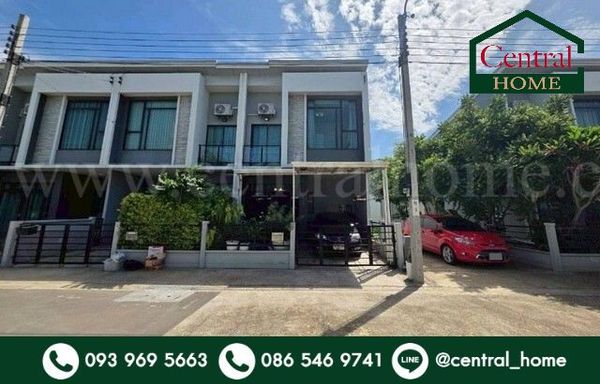 Townhome Pleno Pinklao-Charan, ready to move in, near the BTS.