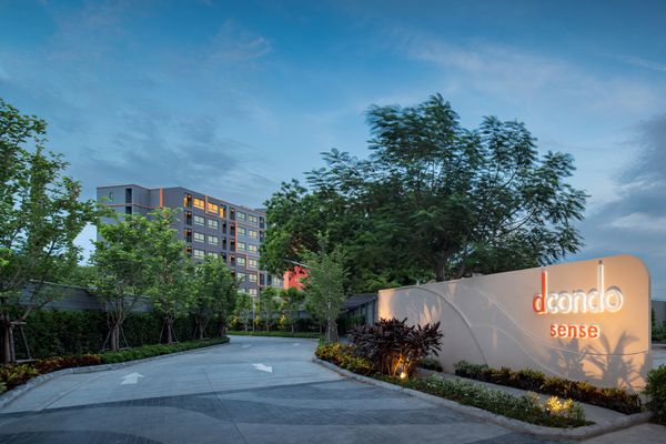 Condo for sale in Bangsaen, D Condo Sense Bangsaen - dcondo Sense Bangsaen Condominium in the heart of Bangsaen, near Burapha University, 3 minutes.
