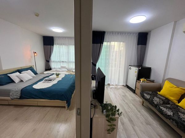 ห้องวิวสระ แต่งสวยเฟอร์ฯครบ⭐Elio Del Ray Sukhumvit 64 (เอลลิโอ เดล เรย์ สุขุมวิท 64)