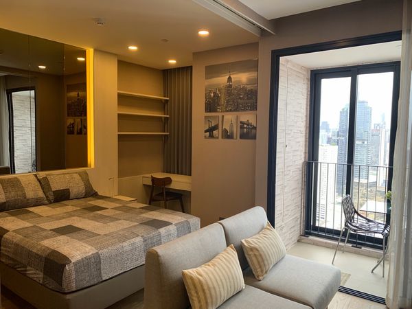 🔥For Rent Now🔥 Ashton Chula-Silom 🚆 Near MRT Samyan, IconSiam view, Ready to move in, Fully Furnished
