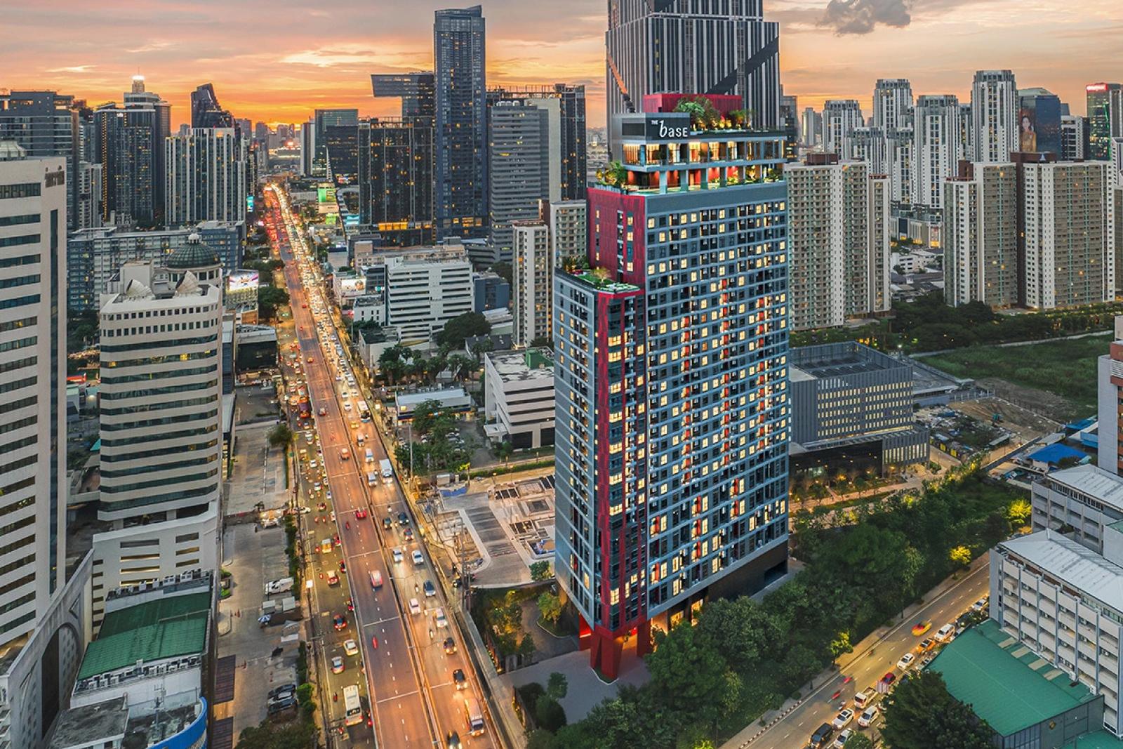 2 Bed 2 Bath 58.12 ตร.ม. ยูนิตชั้นสูง แปลนใหญ่สุดของกลุ่ม Simplex | The Base Urban Rama 9 | 8.53 ล้านบาท – รูปที่ 3