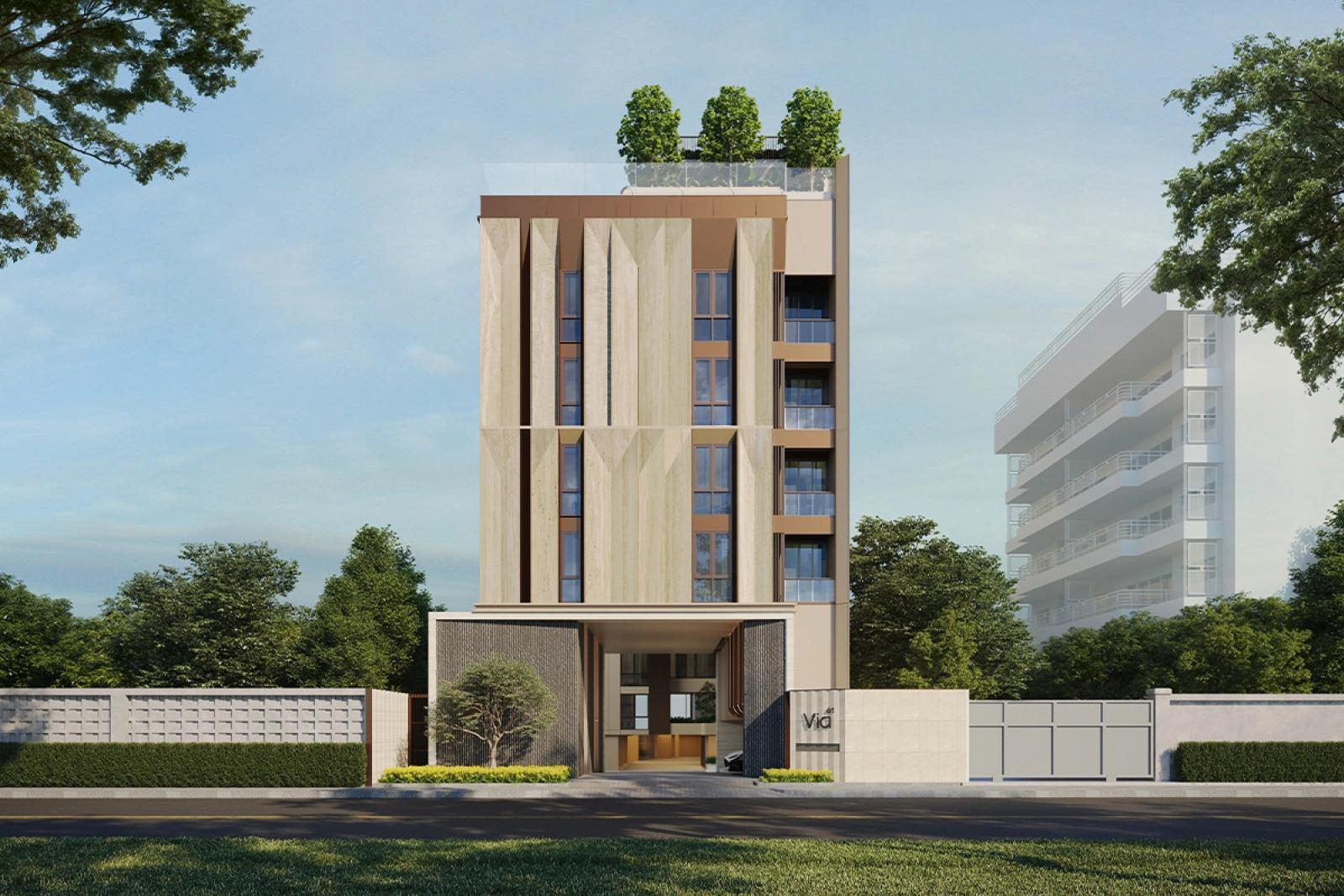 3 Bed 3 Bath 155.76 ตร.ม. Low-Rise 57 ยูนิต Pet Allowed 450 ม. ถึง BTS เอกมัย | Via 61 | 38.65 ล้านบาท – รูปที่ 4