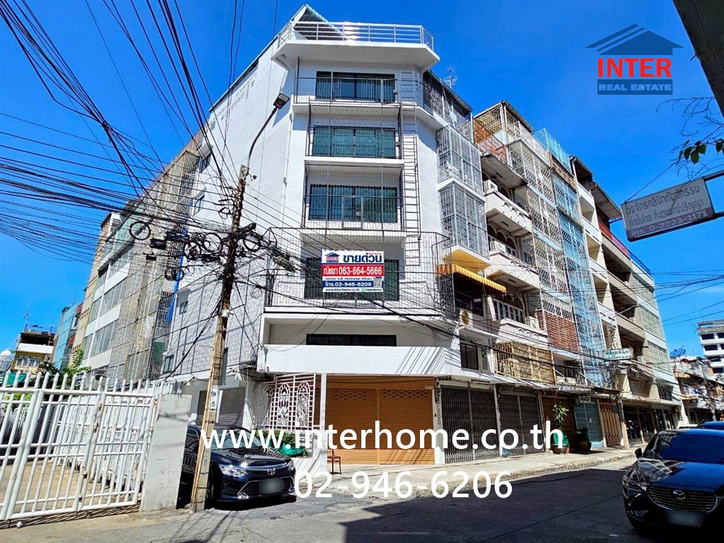 อาคารพาณิชย์ 5.5 ชั้น 20.1 ตร.ว. อาคารพาณิชย์ ใกล้ตลาดวรจักร หลังธนาคารกรุงเทพ สาขาวรจักร ซอยบ้านดอกไม้ ถนนวรจักร ซอยบ้านดอกไม้ เขตป้อมปราบศัตรูพ่าย กรุงเทพมหานคร