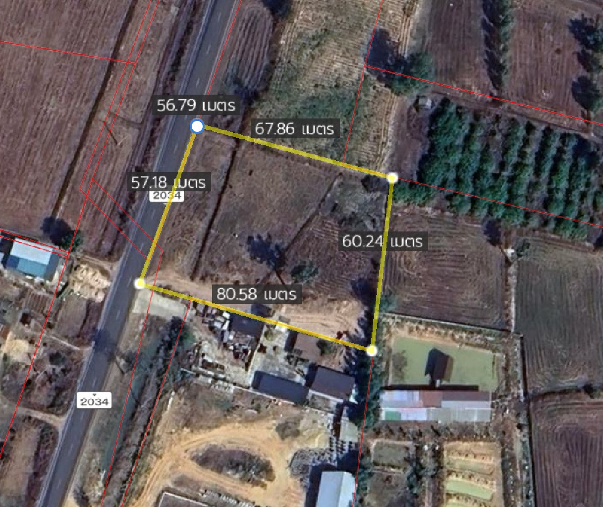 # 🔥 Urgent sale! Land next to the main road, Khemarat District, Ubon Ratchathani Province, trading location, good price, 2 rai, only 2.2 million baht, next to the road 2034 * Tel. 084-694-8888 # 🔥 Urgent sale! Land next to the main road, Khemarat District, Ubon Ratchathani Province, trading location, good price, 2 rai, only 2.2 million baht, next to the road 2034 * Tel. 084-694-8888