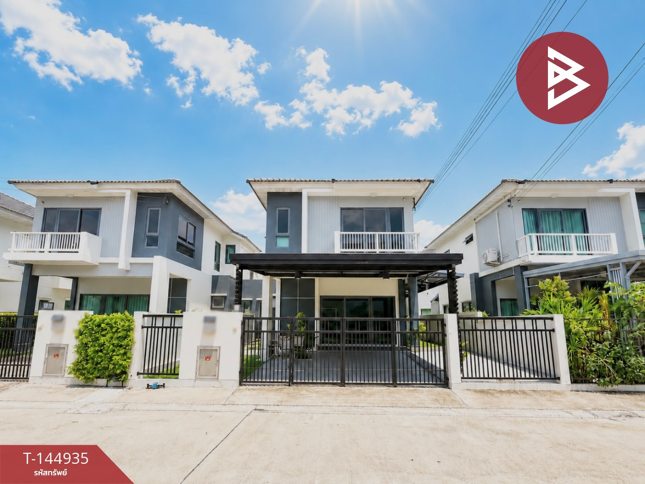 Semi-detached house for sale, Supalai Palm Springs Village, Rama 2 (Supalai Palm Springs Rama2), Samut Sakhon.