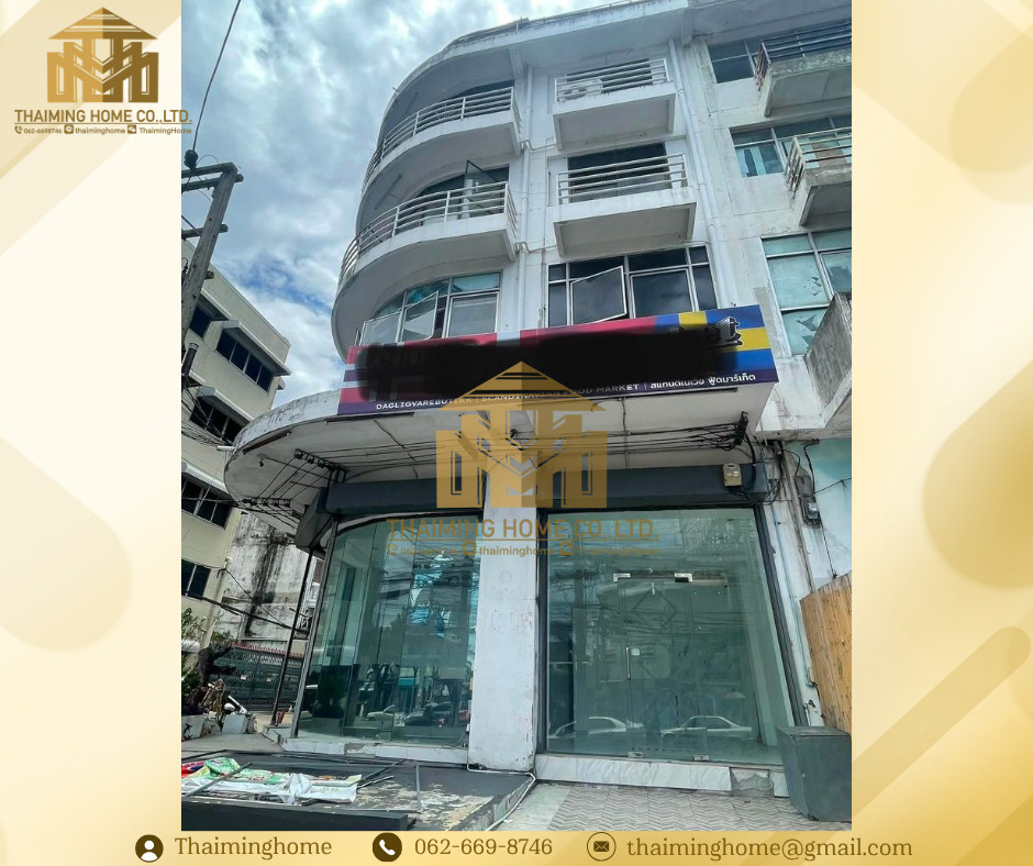 ให้เช่าตึกแถวทำเลดีติดถนน อ่อนนุช-สุขุมวิท พื้นที่ใช้สอย 450ตรม.  (TO10-126) – รูปที่ 2