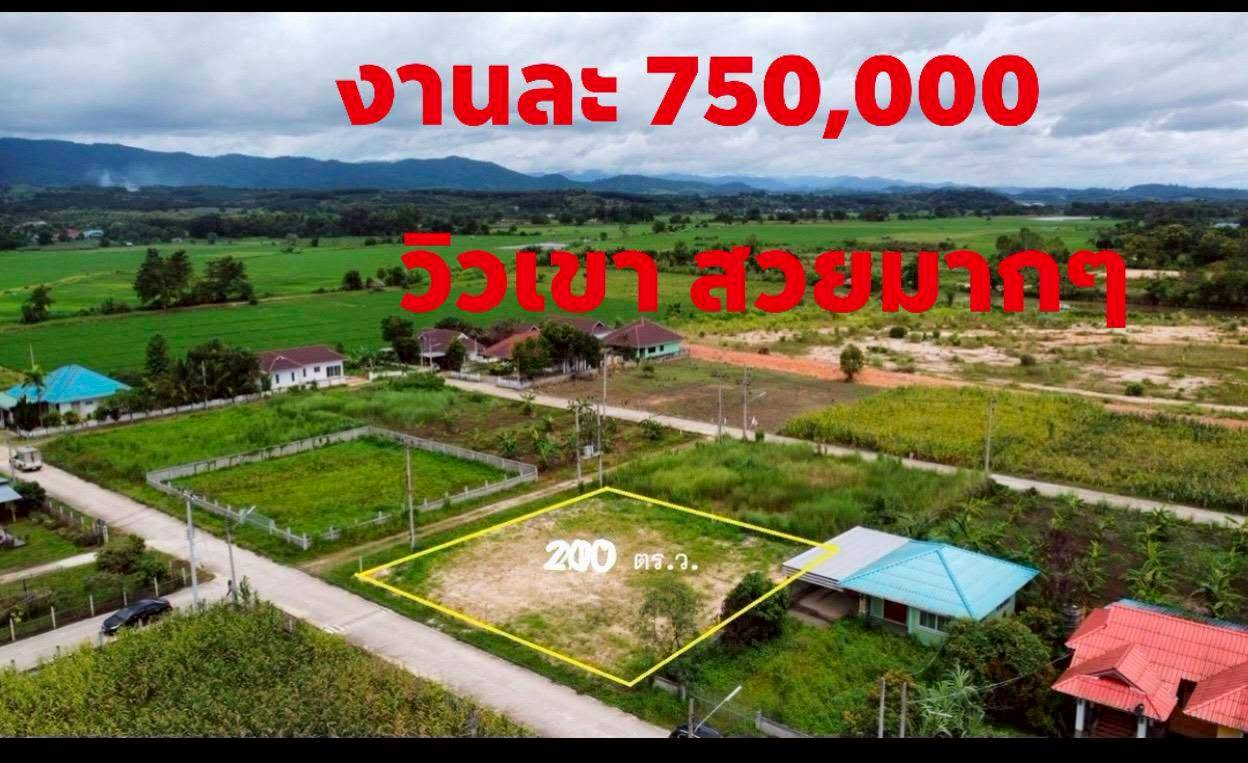 Land for sale, 200 sq m. or 2 ngan, Soi Wiang Subdistrict Administrative Organization, Wiang Pa Pao District, Chiang Rai, suitable for building a house and accommodation, 750,000 baht per job. Land for sale, 200 sq m. or 2 ngan, Soi Wiang Subdistrict Administrative Organization, Wiang Pa Pao District, Chiang Rai, suitable for building a house and accommodation, 750,000 baht per job.