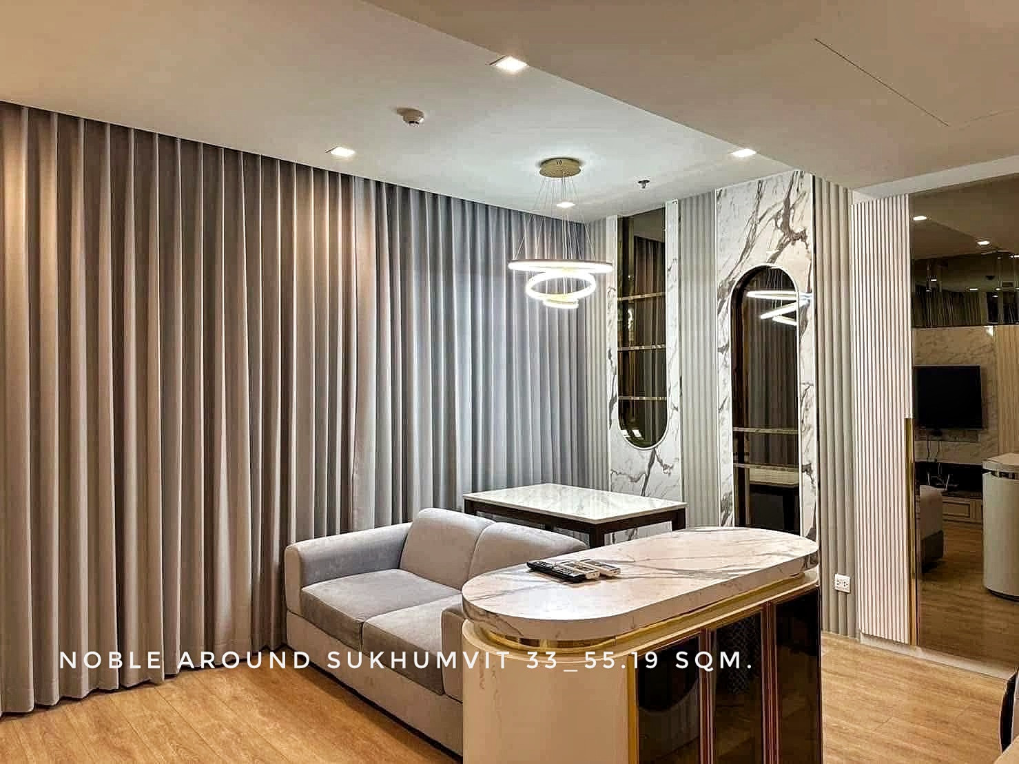 🎉🎉Ready to RENT-2 bedrooms in Noble Around Sukhumvit 33 near EmQuartier BTS PhromPhong  – รูปที่ 3