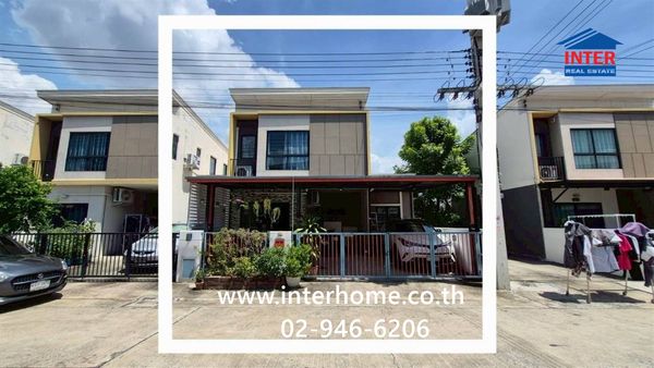 Townhome, 2 floors, 26.5 sq m, The Connect Village 49, Rangsit-Khlong 2, Soi Bongkot 18, Rangsit-Nakhon Nayok Road. Rangsit-Nakhon Nayok Road 31, Khlong Luang, Pathum Thani