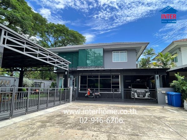 บ้านเดี่ยว 2 ชั้น 100.1 ตร.ว. หมู่บ้านฮาบิเทียเวนต์ (ซาฟารีเวิลด์) ใกล้แฟชั่นไอส์แลนด์ ซอยซาฟารีเวิลด์ ถนนรามอินทรา ถนนปัญญาอินทรา เขตคลองสามวา กรุงเทพมหานคร