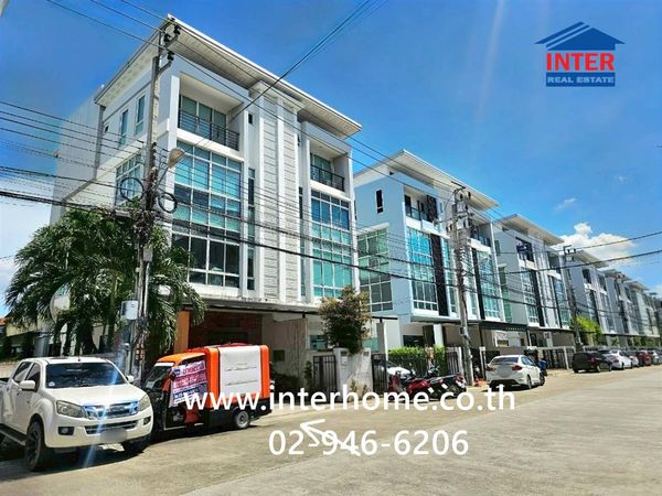 Home office, 4 floors, 44.8 sq m, Biz Galleria, near Lertlah School. Kaset-Nawamin Soi Nuanchan 24/2, Nuanchan Road, Soi Nuanchan 24/2, Bueng Kum District, Bangkok