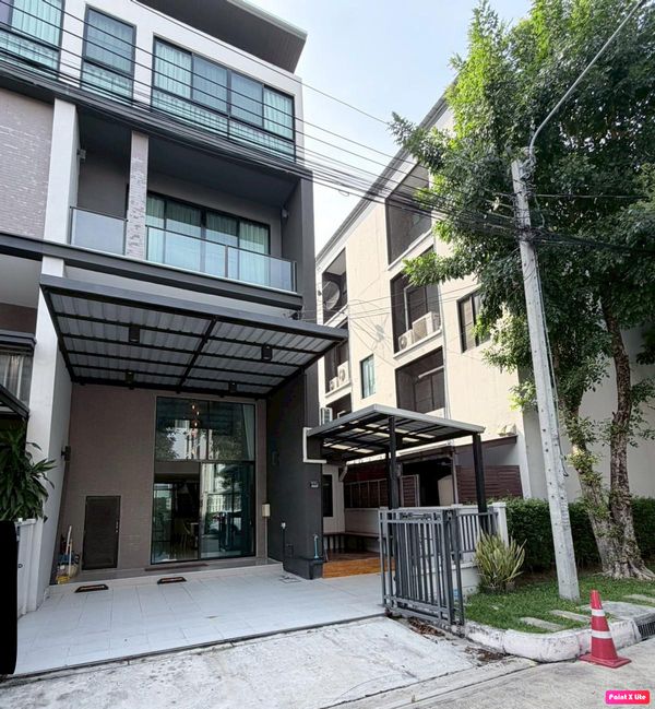 หลังมุม 28.4ตรว 6นอน5น้ำ ทาวน์โฮม 3.5 ชั้น บ้านกลางเมือง วิภาวดี  