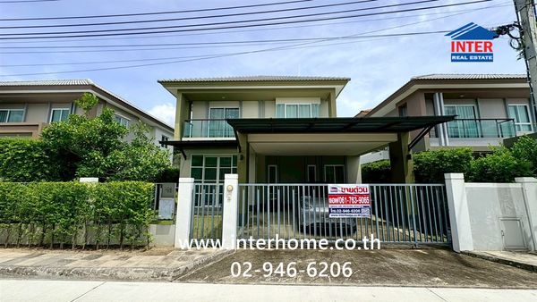 บ้านเดี่ยว 2 ชั้น 57.6 ตร.ว. หมู่บ้านชวนชื่นแกรนด์ ราชพฤกษ์ พระราม5 ใกล้แม็คโครพระราม5 ถนนนครอินทร์ ถนนติวานนท์ เมืองนนทบุรี นนทบุรี