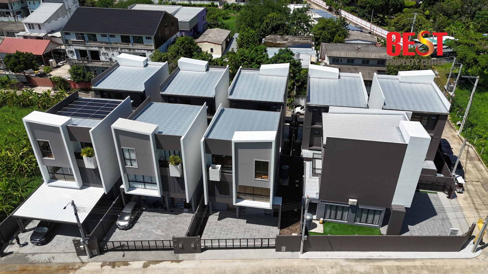 3-story house for sale, Lat Phrao 101, near MRT Yellow Line, 850 m. Feel Town, Lat Phrao 101