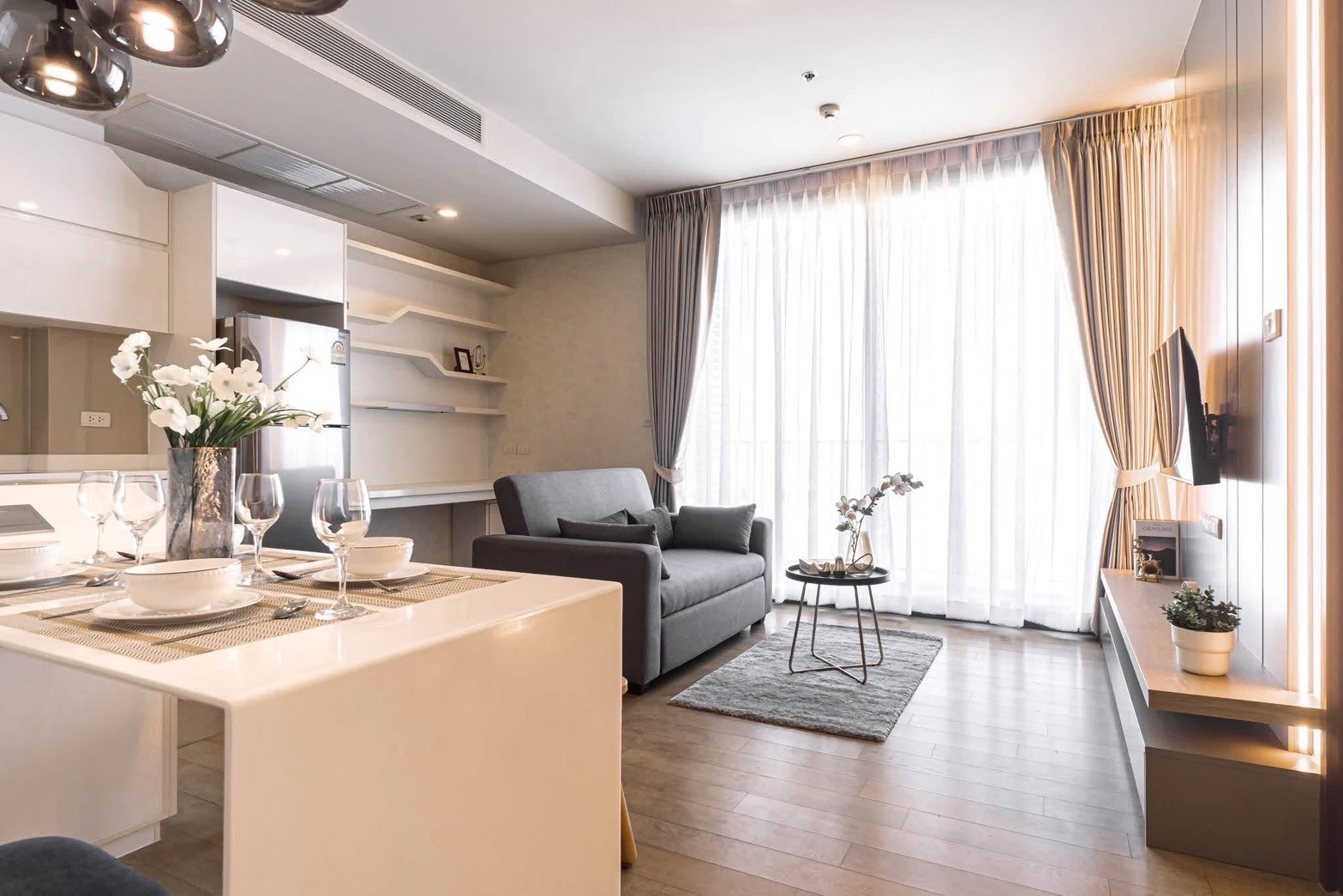 🔥Rent at  Pyne By Sansiri 🔥1BR 1BR.🔥 29,500🔥47sqm. Floor20 – รูปที่ 3