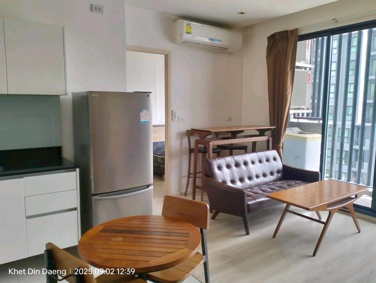 Condo for rent next to Ratchada Road 🌈Quinn condo 🌈MRT Sutthisan