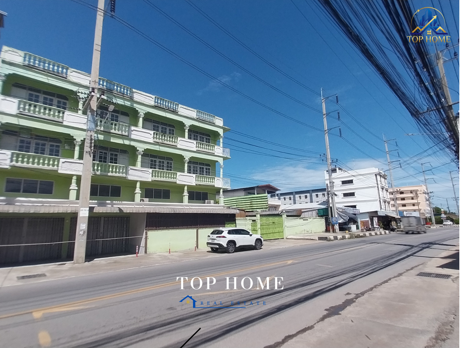 🏢 ขายด่วน❗️อาคารพาณิชย์ 3 ชั้นครึ่ง ติดถนนใหญ่ ทำเลศักยภาพ แยกวัดโพธิ์แจ้ สมุทรสาคร – รูปที่ 2